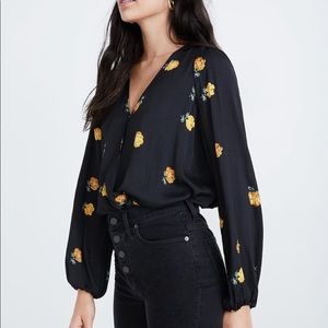 Madewell Wrap top